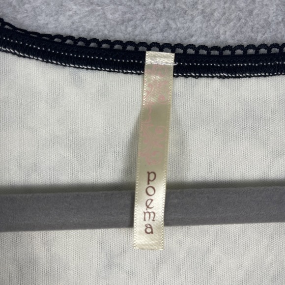 Poema Lace Fit Flare Dress Womens L Coquette Victorian Bows Dainty Fairy - Picture 5 of 11